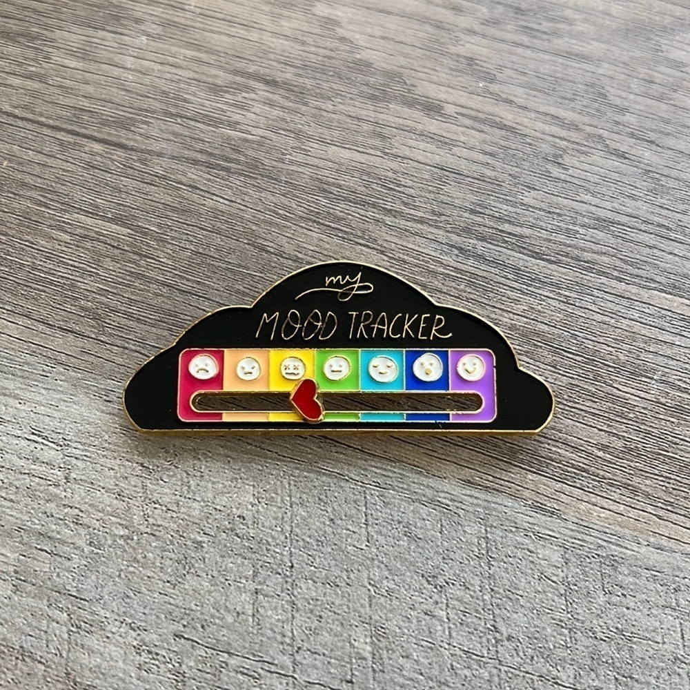 NWOT Mood Tracker enamel pin